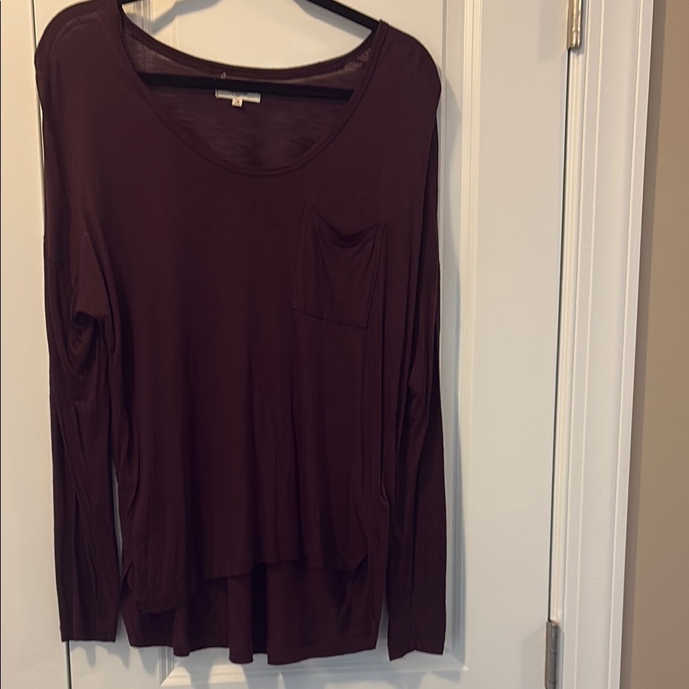 Madewell Women's Burgundy Top